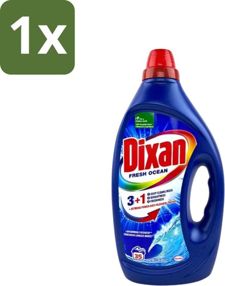 Dixan Fresh Ocean Vloeibaar Wasmiddel - 1.750 l (35 wasbeurten)