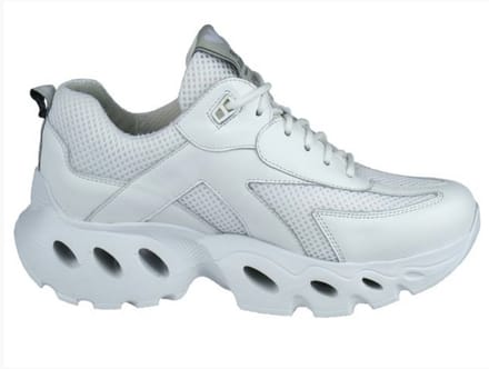 Durea 6309 Sneaker FlowMotion Wit H - maat 4