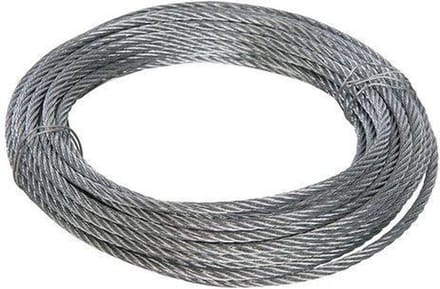 3mm Staalkabel / Staaldraad - RVS A4 - 7x7 - 10 meter