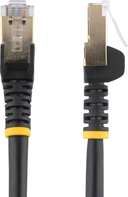 StarTech.com 2m Black Cat6a / Cat 6a Shielded Ethernet Patch Cable 2 m - patch cable - 2 m - black - Zwart - 2m
