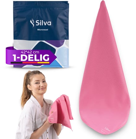 Silva Raamdoek - Droogdoek - Schoonmaakdoek - Microvezeldoekjes - 40x40 cm