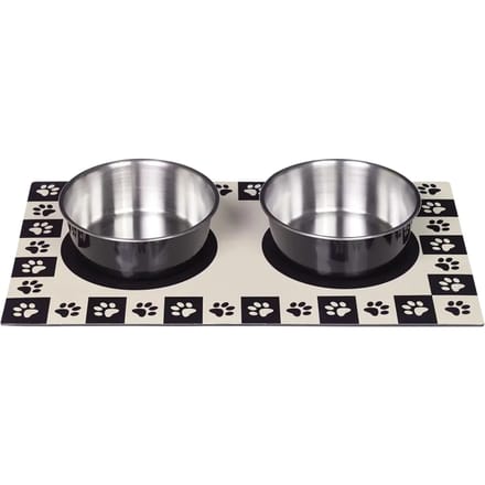 Magnetische hondenbak met dienblad Nobby Pet (x2)