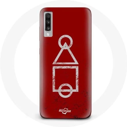 Coque - Squid Game - Samsung Galaxy A70 - Souple - Rouge - Protection rouge