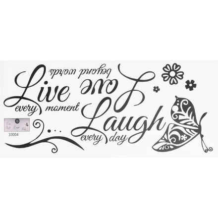 PVC Originality Wall Sticker SelfAdhesive Wall Decal Art Sticker for Home Living Room black