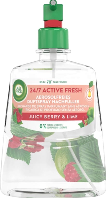 AirWick Luchtverfrisser Active Fresh Juicy Berry & Lime Navulling, 228 ml