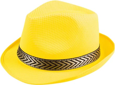 Boland - Hoed Funky geel Geel - 59 - Volwassenen - Unisex -
