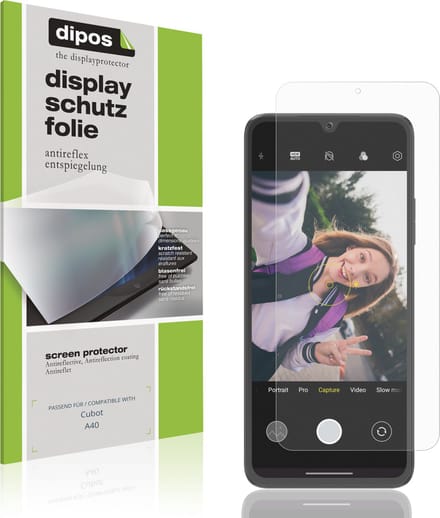 dipos – 4x Matte Beschermfolie geschikt voor Cubot A40 | Krasbestendige & antireflecterende Screenprotector Ultra-Thin