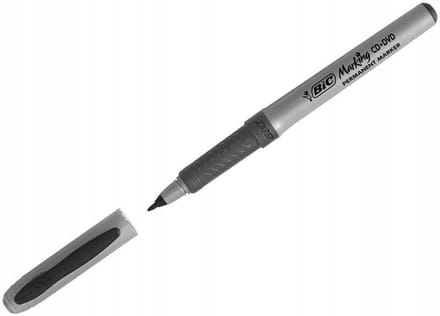 BIC CD Marker Zwart - Permanent, Grip, 2mm Punt