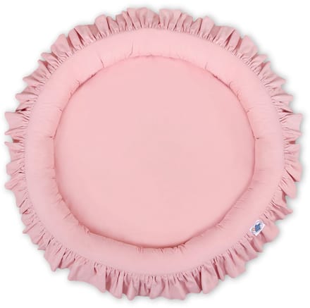 Nest met volant - pastelroze
