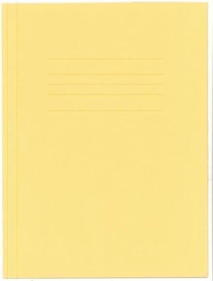 Kangaro dossiermap - folio - 240 grams recycled karton - geel