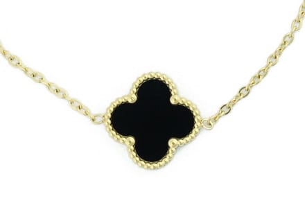 Brendoe - Armband - Klaver - Zwart