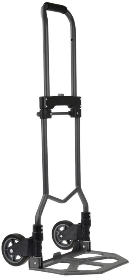 GEKO Opvouwbare stalen handtrolley - 80 kg draagvermogen - Compact en lichtgewicht ontwerp