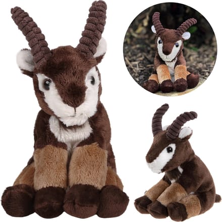 Charlie Bears Berggeit mascotte, uit de Cuddle Cubs serie, klein pluche ideaal voor baby's, 13 centimeter