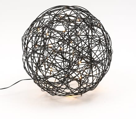 3D Kerstbal "Galax" met 100 LEDs - Zwart - ø37,5 cm