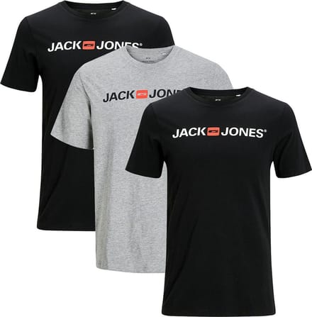 Jack & Jones Heren t-shirt 3 pack Basic