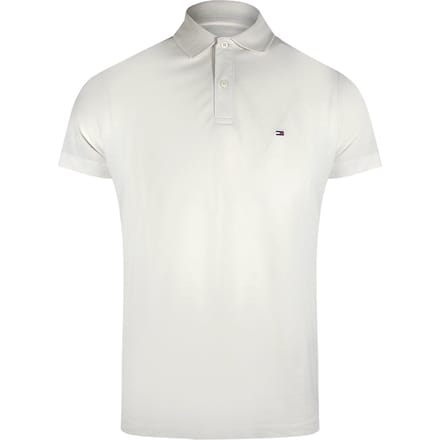Tommy Hilfiger Verweerd Wit Poloshirt