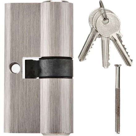 Koperen Dubbele Open Cilinder Anti-diefstal Houten Deurslotcilinder(L=60mm(30/30)) gray