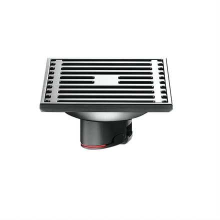 Dailygoods- Afvoerafdekking Roestvrij Staal - Vierkant - Geurremmend