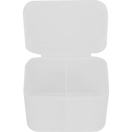 2 Vakken Nail Art Watjes Wattenstaafjes Container Organizer Opbergdoos Koffer 2 stuks white