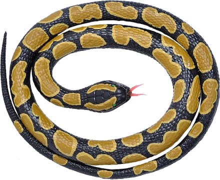 Wild Republic Koningspython slang - Rubberen Slang - 117 cm - Halloween enge dieren