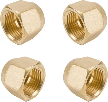 Split Krimpmoer voor Airconditioning Fittingen - Messing, 3/8 Inch - Set van 4