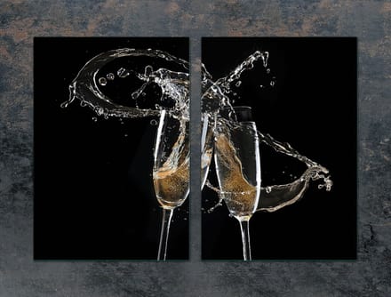 TMK ArtDeko - Snijplank - Glas - 35x52 cm - Veelkleurig