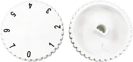 Koelkast Thermostaatknoppen - Vervangende Knoppen - Temperatuur Regeling - Universele Pasvorm - 2 Stuks - Wit