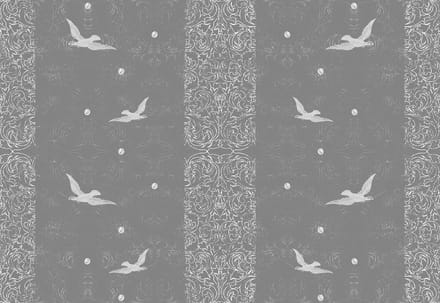 Fotobehang Modern Pattern Birds | DEUR - 211cm x 90cm | 130g/m2 Vlies