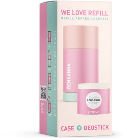 Natuurlijke Deodorant Créme Container Love Me Hervulbaar - Inclusief Refill