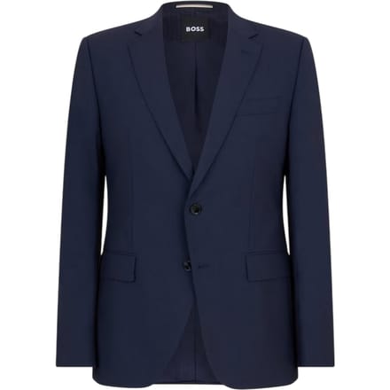 Boss Heren Colbert met Revers (Blauw)
