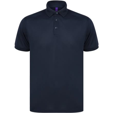 Henbury Herenpolo in gerecycleerd polyester H465 - Navy - 3XL