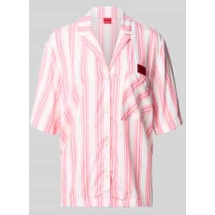 Pyjama van pure viscose met logopatch model 'TRUE SL'