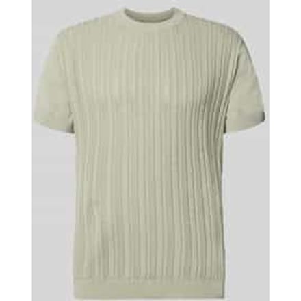 T-shirt met kabelpatroon
