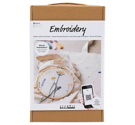 Creativ Company DIY Kit - Starter Craft Kit Embroidery (970851)