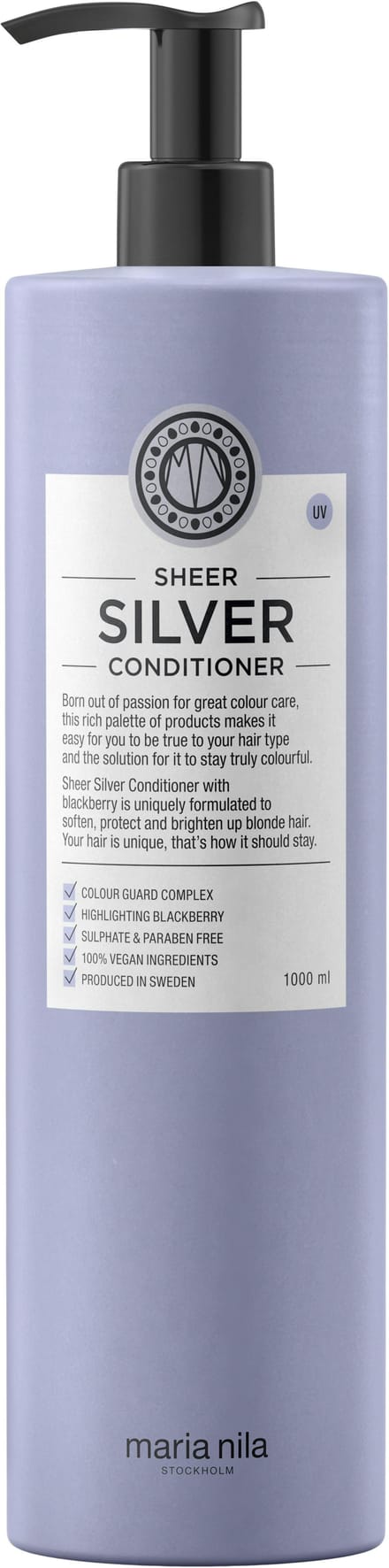 Maria Nila Sheer Silver Conditioner Kleurconditioner Dames 1000 ml