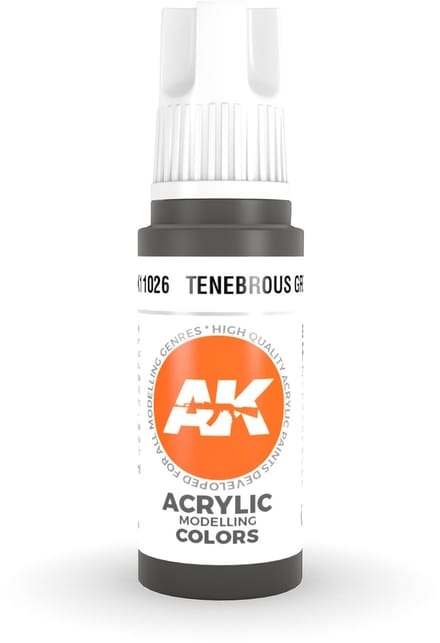Tenebrous Grey Acrylic Modelling Color - 17ml - AK-11026
