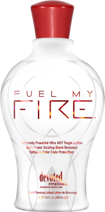 Devoted Creations Fuel My Fire - Zonnebankcrème met tingle en 100X DHA bronzers - 362ml