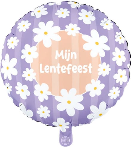 Globos Foil Balloon 18 Inch Round Daisies My Spring Celebration