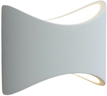 Kosilum - Calixta - Wandlamp - Wit - Gips