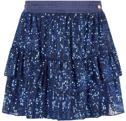 NoBell' - Naia Sequinced Skirt - Ensign Blue - Maat 170-176