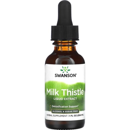 Mariadistel Vloeibaar Extract, Alcohol- en Suikervrij, 29,6 ml (1 fl oz)
