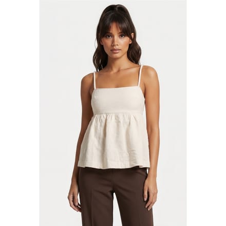 & Other Stories Rora Top Beige Größe: 42 | Tanktops Outlet | Damen | Braun