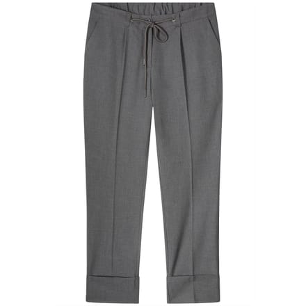 Summum Woman Trousers Viscose Blend Stretch Greys Size: 36 | Sweatpants Outlet | Dames | Grijs