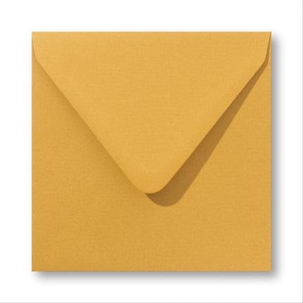 Envelop 16 x 16 Retro Okergeel, 100 stuks