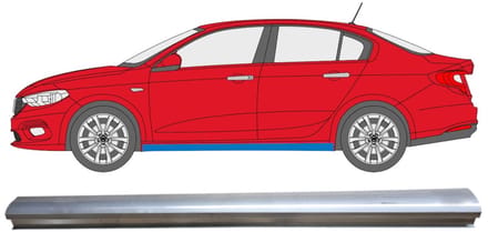 Reparatie dorpel onderste deel voor Fiat Tipo 2016- / Links