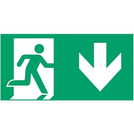 B-Safety Schild nooduitgang type A voor L-LUX standaard Eco