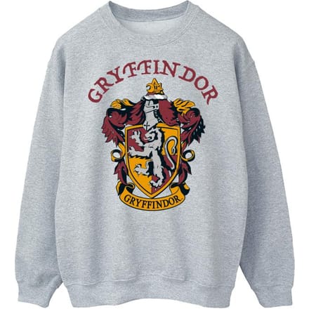 Harry Potter Dames/Dames Gryffindor Crest Sweatshirt (Sportgrijs)