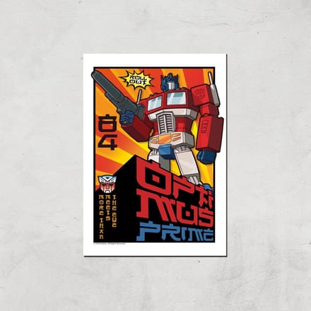 Transformers Roll Out Poster Art Print - A4 - Print Only