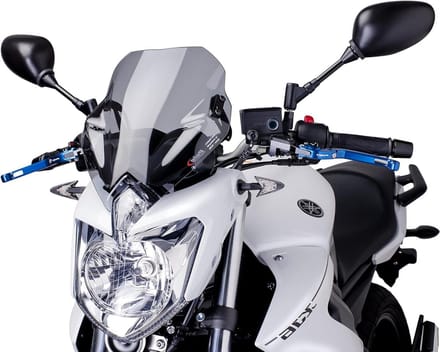 Motorfiets Windscherm - Winddeflector Kuipruit - Bescherming Tegen Wind - Windtunnel Getest - 3 mm dikte - Getint