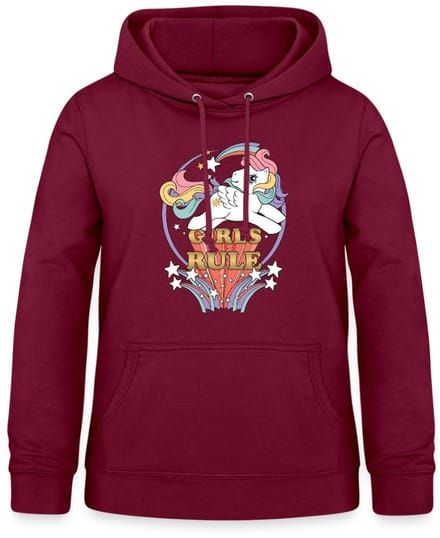My Little Pony Retro Girls Rule Statement Hoodie Dames